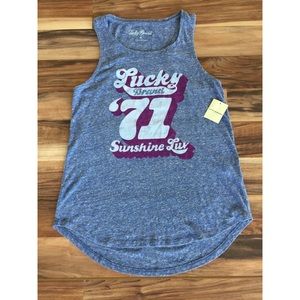 Lucky Brand Tank Top Sleeveless Sz M NWT